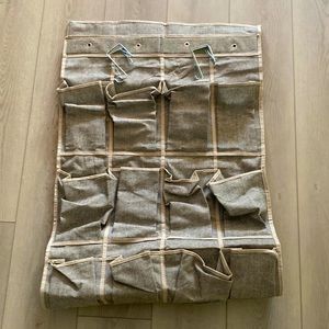 Back of the door pocket shoe organizer